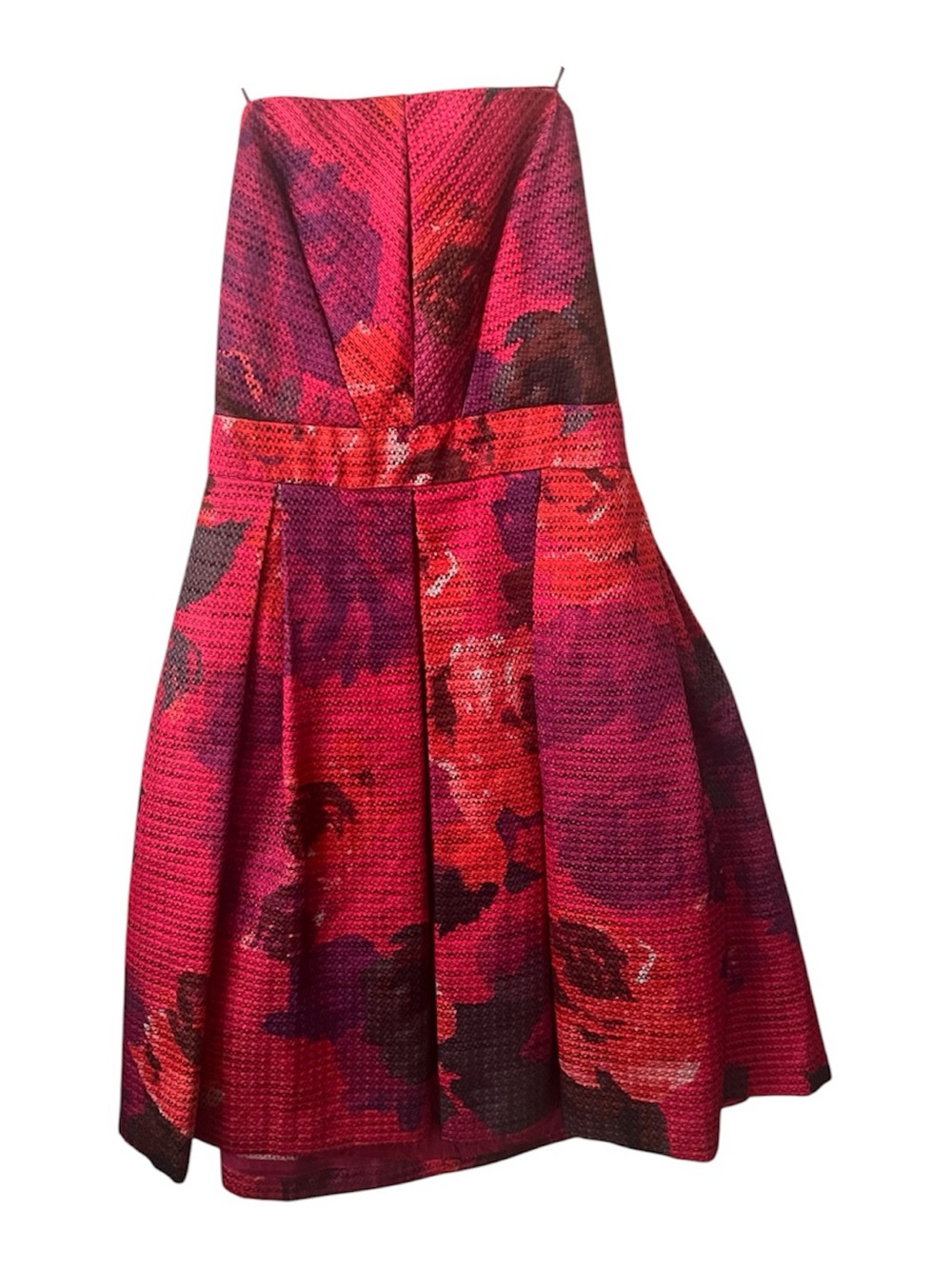 Trina Turk Floral strapless A-Line Dress Size 6 MSRP $498